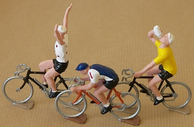 Cyclistes miniatures rétro vintage n°47