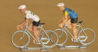 Cyclistes miniatures rétro vintage n°18