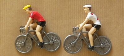 Cyclistes miniatures rétro vintage n°27