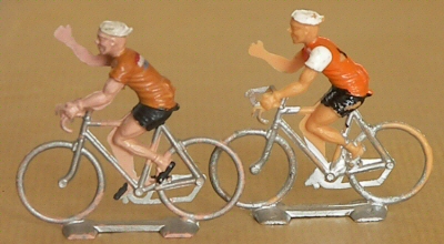 Cyclistes miniatures rétro vintage n°19