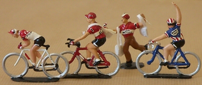 Cyclistes miniatures rétro vintage n°65