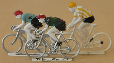 Cyclistes miniatures rétro vintage n°75