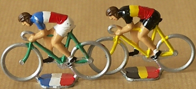 Cyclistes miniatures rétro vintage n°43