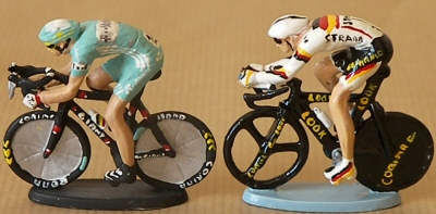 Cyclistes miniatures rétro vintage n°22