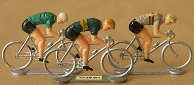 Cyclistes miniatures rétro vintage n°76