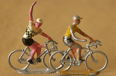 Cyclistes miniatures rétro vintage n°54
