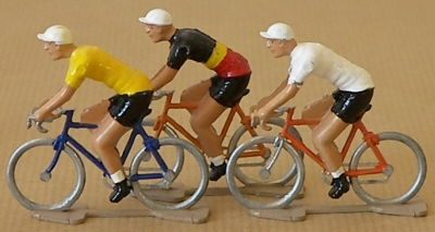 Cyclistes miniatures rétro vintage n°50