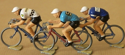 Cyclistes miniatures rétro vintage n°46
