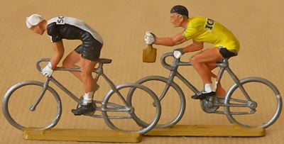 Cyclistes miniatures rétro vintage n°70
